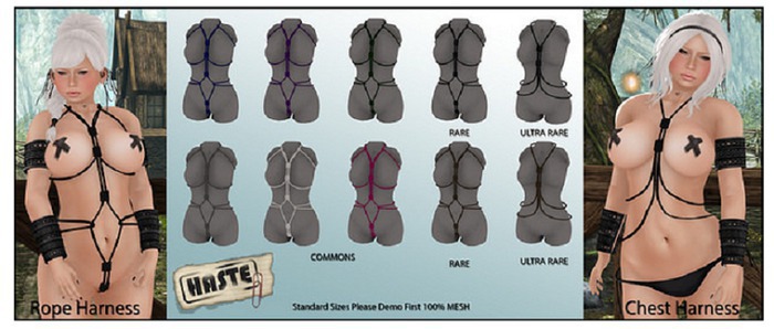 [Haste] Chest Harness M - Brown Ultra Rare