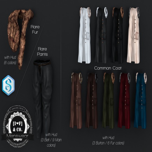 [I<3M] Kjell - Coat - Grey [Common]