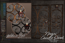 :[P]:- Naani Candle Decor:// Golden & Noir