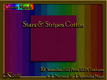 !Kushi! Stars&StripesCOTTON Textures -WEAR TO UNPACK
