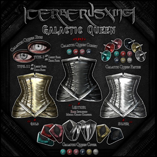 23. [CX] Galactic Queen - Corset - Silver (HG) RARE