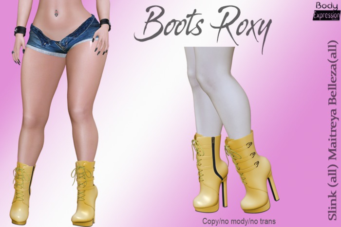 B Expression Boots Roxy Yellow - (wear )