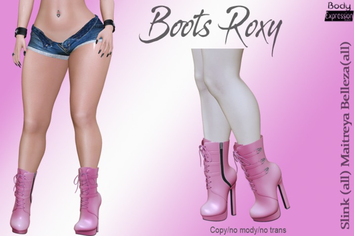 B Expression Boots Roxy Pink - (wear )