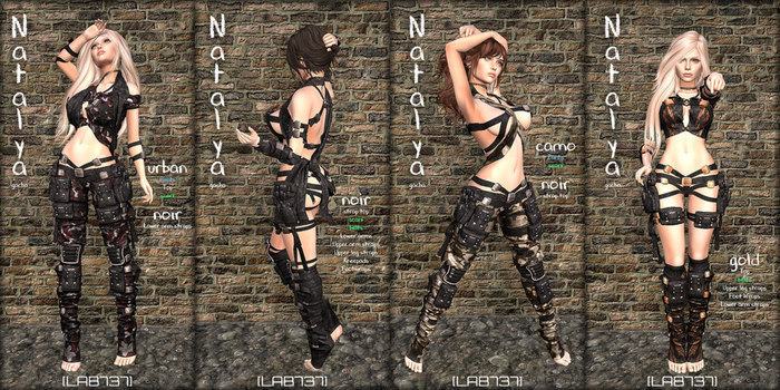 [LAB737] Inverse Natalya-FREYA-Scarf [noir] RARE