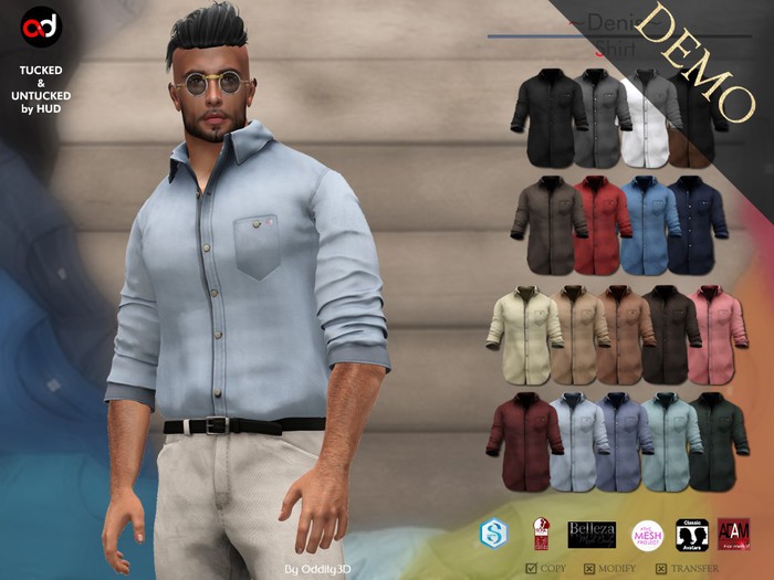 A&D Clothing - Shirt -Denis- DEMOs