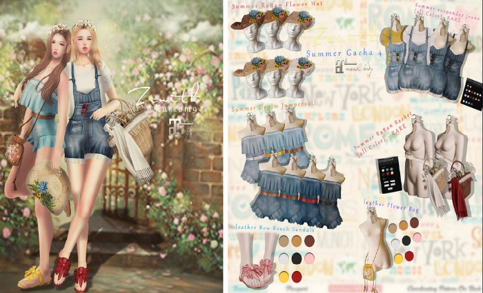 =Zenith=leather Bow Beach Sandals (Lemon) -Lara