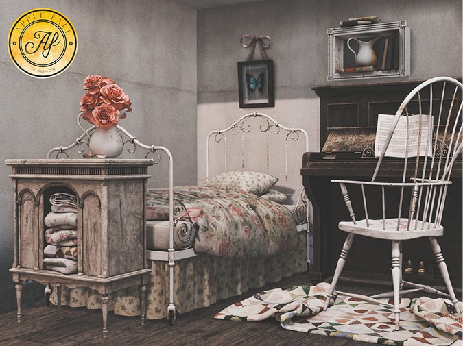 1. Apple Fall Dolly Bed RARE