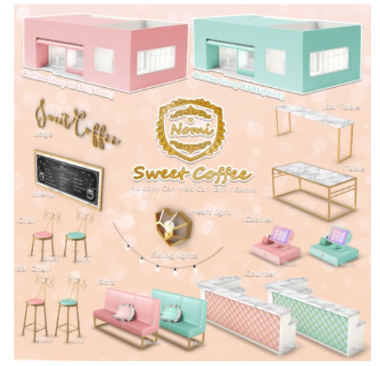-Nomi-Sweet Coffee Shop(Blush) RARE