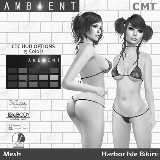 [AMBI] DEMO Mesh Harbor Isle Bikini (BOXED)
