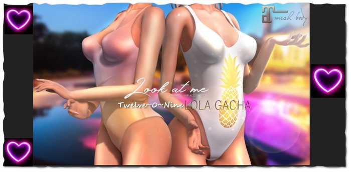Look At Me. Lola GACHA. Bikini. Gradient 3 RARE