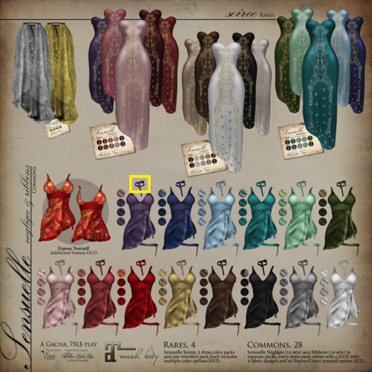 Sensuelle, ribbons~ Purple