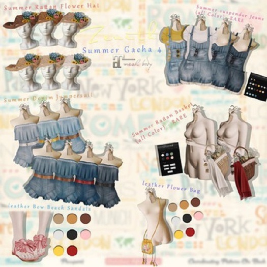 =Zenith=leather Bow Beach Sandals (Lemon) -Lara