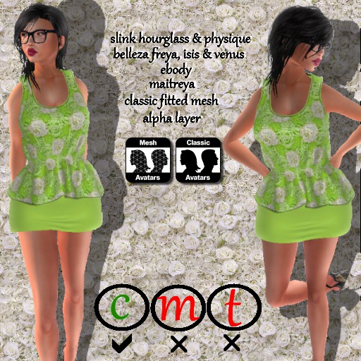 gerre Mesh Outfit kiwi