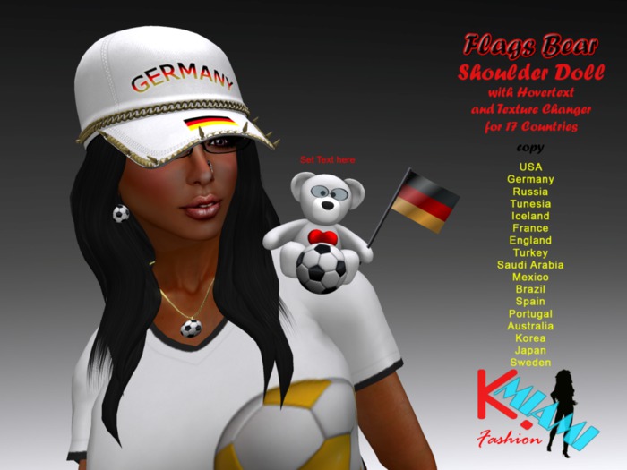 KMF Flags Bear shoulder