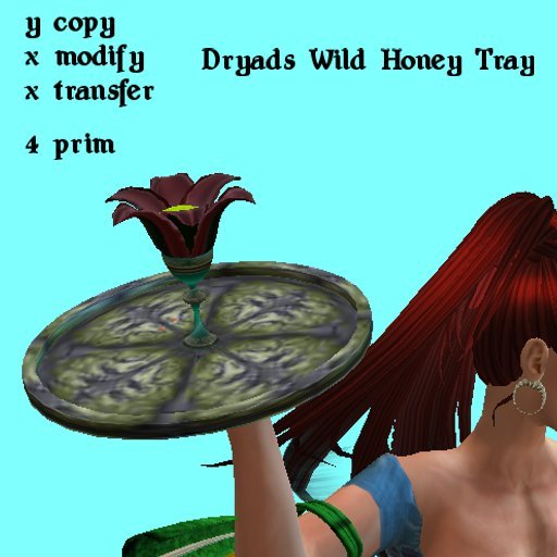 Dryad's Wild Honey Tea Tray 