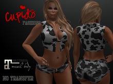 *CF* COWGIRL SHORTS AND SLEEVELESS TOP MAITREYA