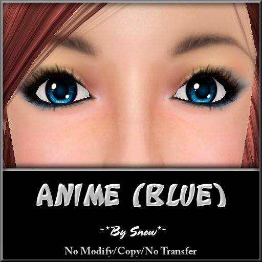 ~*By Snow*~ Anime Eyes (Blue)