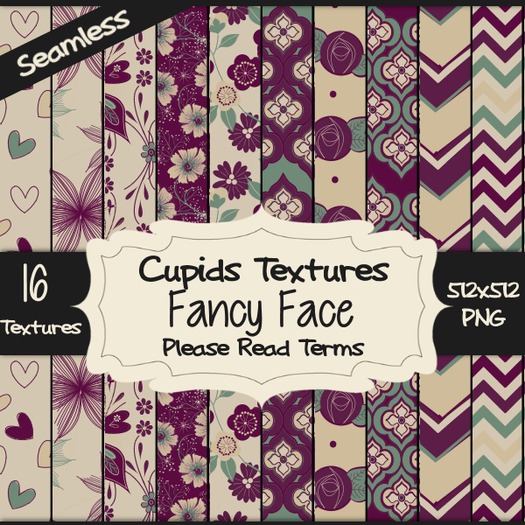 *Cupids Textures * 16 FANCY FACE