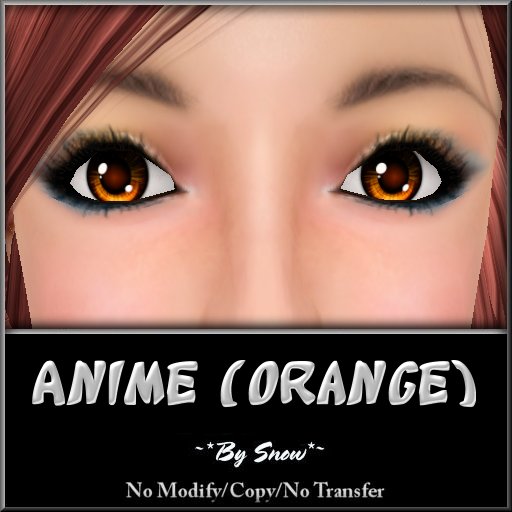 ~*By Snow*~ Anime Eyes (Orange)