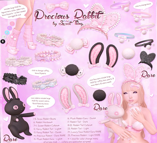 Sweet Thing. Snow Rabbit Boots - Blue (box)