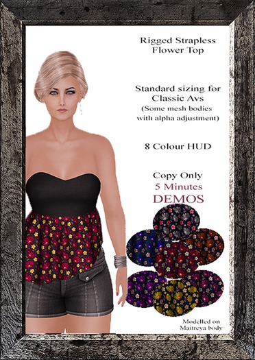 Rigged Little Flower Top