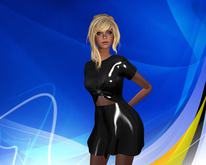 *LD* Maitreya Latex Knotted Dress