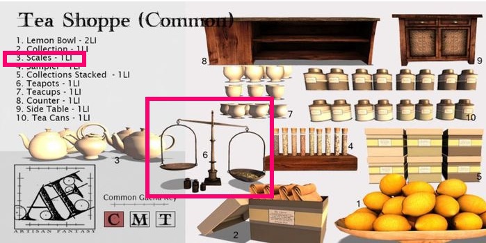*AF* Tea Shoppe Scales