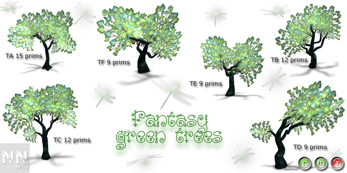 NN Fantasy Green Trees