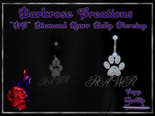 ~DC~ Diamond Rawr Belly Piercing