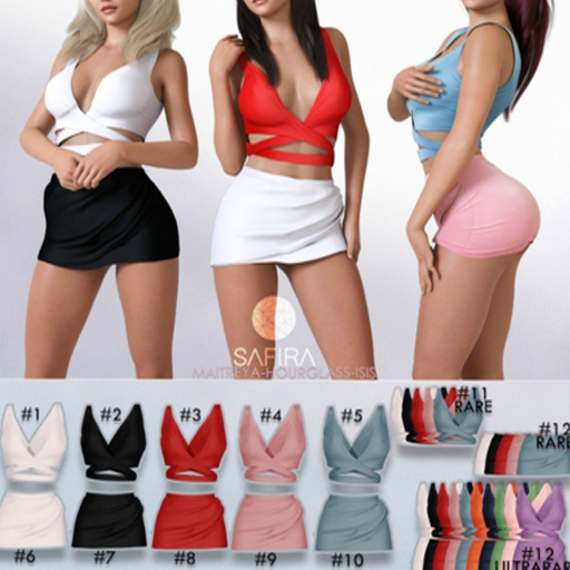 #3 - Safira - Rosie Top - Red (Maitreya)