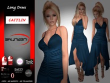 Brunsen! Caitlin Long Dress Blue