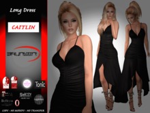 Brunsen! Caitlin Long Dress Black