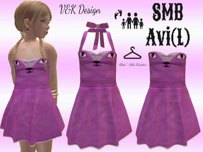 V&K Design AVI(L) SMB Two Variants Cat Dress