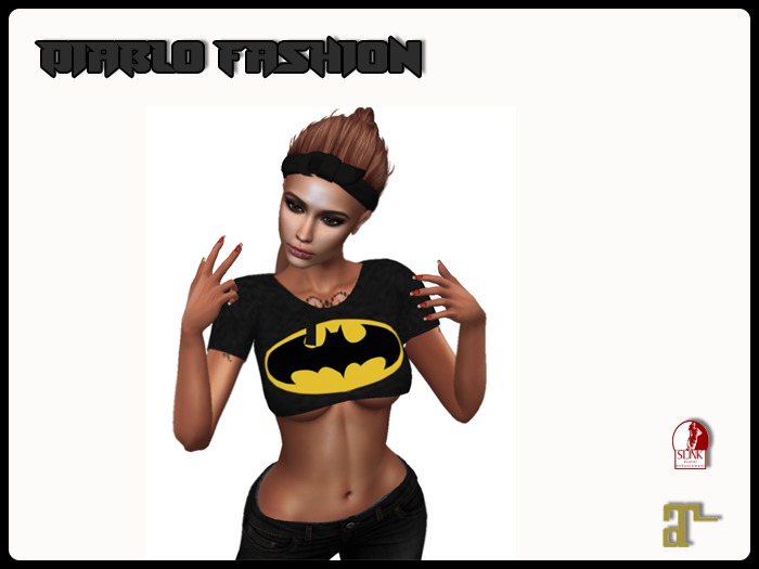 Diablo fashion Crop shirt Batman 