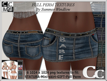STATURA PROMO MINI SKIRT TEXTURES - BABE X 6 - FULL PERM
