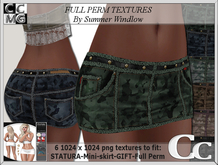 STATURA PROMO MINI SKIRT TEXTURES - CAMO X 6 - FULL PERM