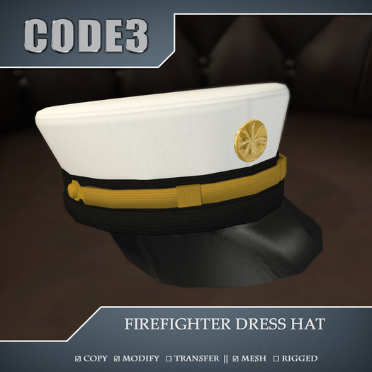 C3] Firefighter dress hat (box) v1 