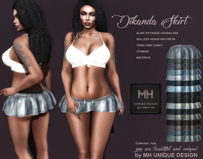 MH-Dikanda Skirt Denim Collection