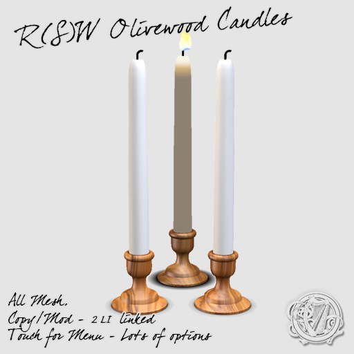 R(S)W Olivewood Candles