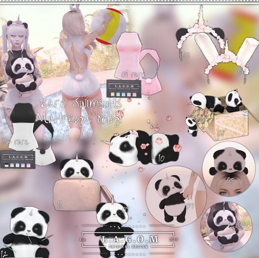 01. LAGOM - Tilly Swimsuit - Solids RARE