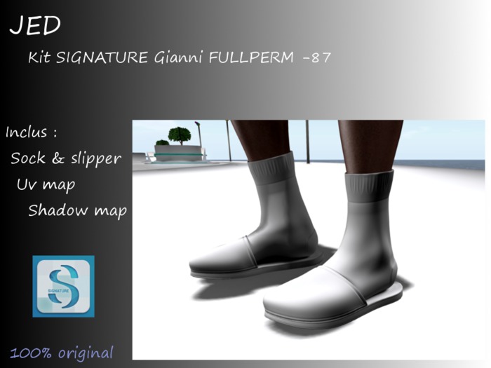 Kit Socks & slipper SIGNATURE Gianni FULLPERM -87