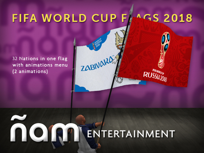 Second Life Marketplace Flags of FIFA World Cup 2018