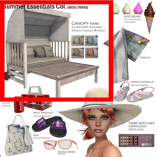 Serenity Style- Summer Essentials Canopy RARE