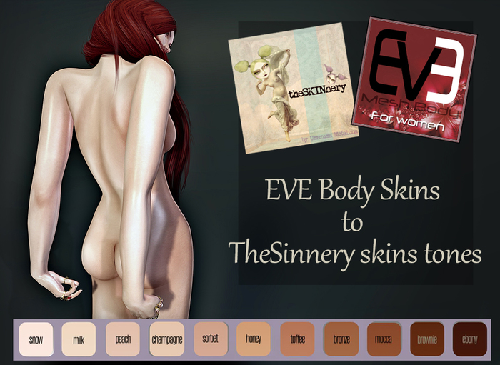 EVE Skin body to TheSkinnery tones