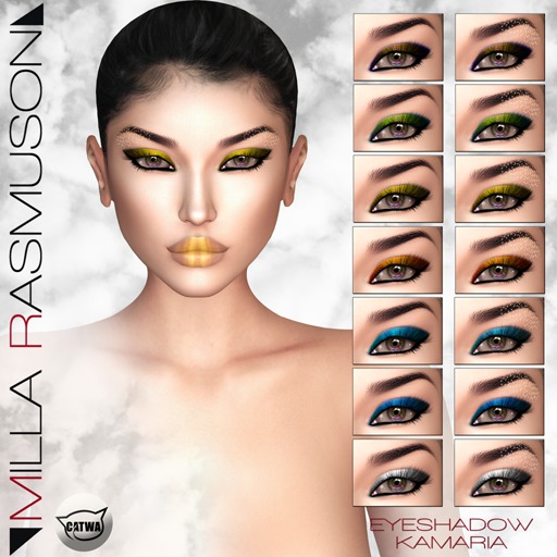  HUD MRM DEMO "Kamaria" Eyes Makeup Catwa Head 