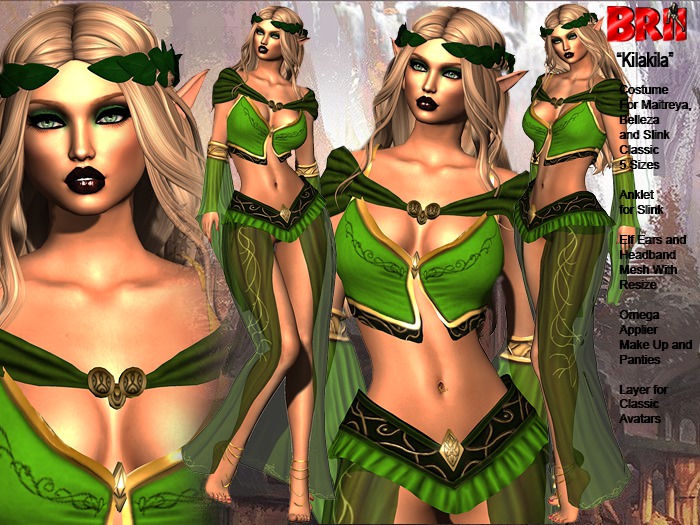 **KILAKILA ELF STYLE COMPLET OUTFIT **