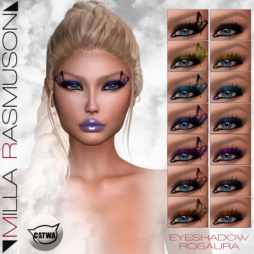  HUD MRM DEMO "Rosaura" Eyes Makeup for Catwa Head 