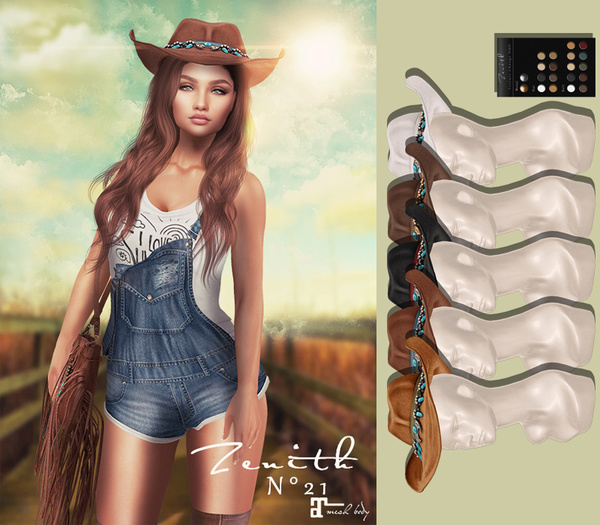 =Zenith=Boho cowboy hat (all colors)