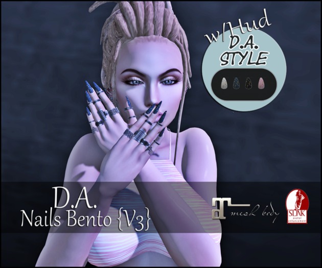 D.A. Nails Bento {V3} w/Hud / Maitreya / Slink