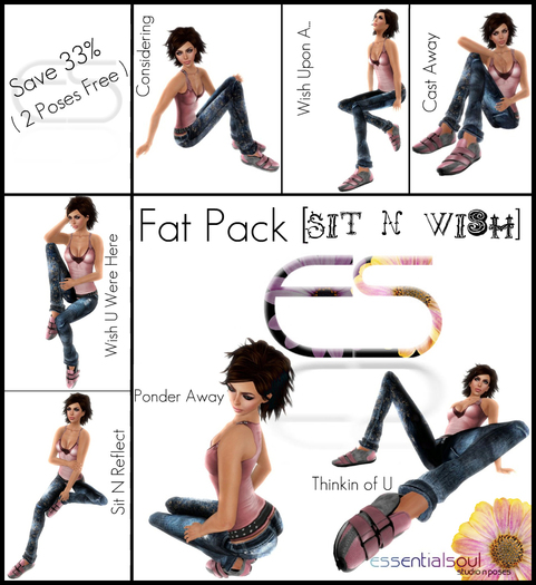 *ES* Fat Pack Sit N Wish